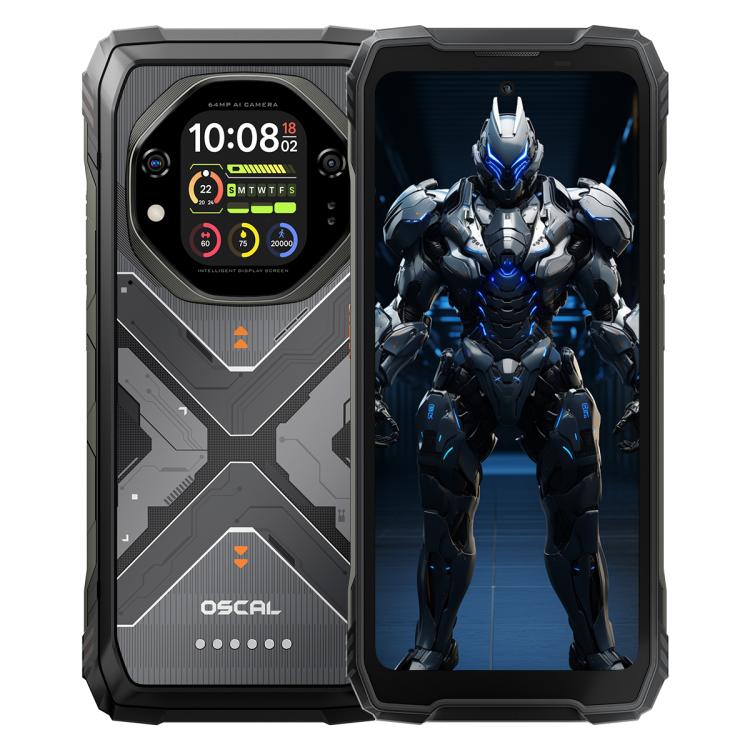 Blackview Oscal TANK 1，12GB+256GB，6.78 吋 Android 15 DokeOS 4.2 聯發科 Dimensity 7050 八核心，網路：5G，OTG，NFC，12GB+256GB