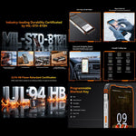 Blackview Oscal TANK 1，12GB+256GB，6.78 吋 Android 15 DokeOS 4.2 聯發科 Dimensity 7050 八核心，網路：5G，OTG，NFC，12GB+256GB