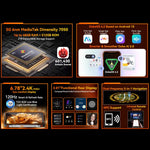 Blackview Oscal TANK 1, 16GB+512GB, 6.78 inch Android 15 DokeOS 4.2 Mediatek Dimensity 7050 Octa Core, Network: 5G, OTG, NFC, 16GB+512GB