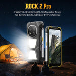 Blackview ROCK 2 Pro 耐用手機，8GB+256GB，6.67 吋 Android 16 Unisoc UMS9620 T8100 八核心，網路：5G，OTG，NFC