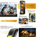 Blackview ROCK 2 Pro 耐用手機，8GB+256GB，6.67 吋 Android 16 Unisoc UMS9620 T8100 八核心，網路：5G，OTG，NFC