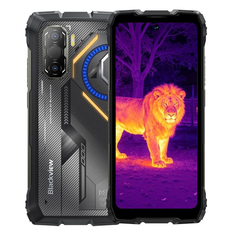 Blackview ROCK 3 耐用手機，熱成像儀，8GB+256GB，6.78 吋 Android 16 MT8781 Helio G100 八核心，網路：4G，OTG，NFC