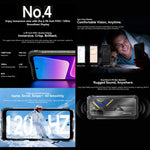 Blackview ROCK 3 耐用手機，熱成像儀，8GB+256GB，6.78 吋 Android 16 MT8781 Helio G100 八核心，網路：4G，OTG，NFC