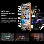 Blackview WAVE 7C，4GB+64GB，6.56 吋 Android 16 Unisoc UMS312 Tiger T310 四核心，網路：4G，OTG，4GB+64GB
