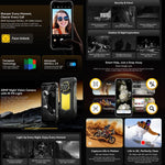 Blackview ROCK 5 Rugged Phone, 6GB+256GB, 6.67 inch Android 16 Helio G100 MT8781 Octa Core, Network: 4G, OTG, NFC, 6GB+256GB