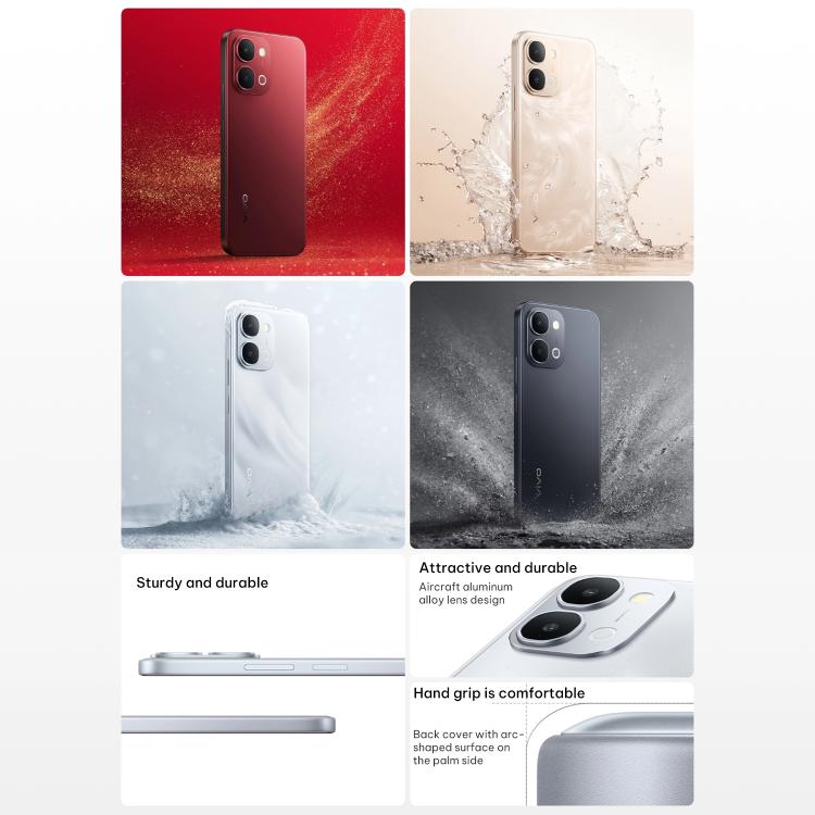 vivo Y500i，8GB+128GB，側邊指紋，6.75 吋 Android 16 OriginOS 6 Snapdragon 4 Gen 八核心，OTG，NFC，網路：5G，8GB+128GB