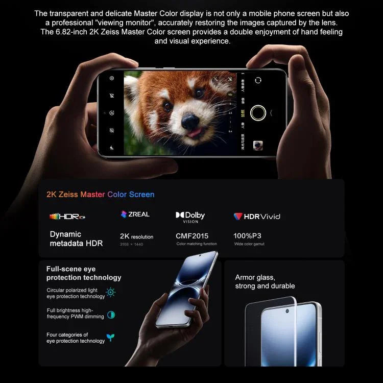 vivo X200 Ultra，12GB+256GB，面部識別 / 3D 超聲波指紋，6.82 吋 OriginOS 5 / Android 15 Snapdragon 8 Elite 八核心，OTG，NFC，網絡：5G，支援 Google Play，12GB+256GB