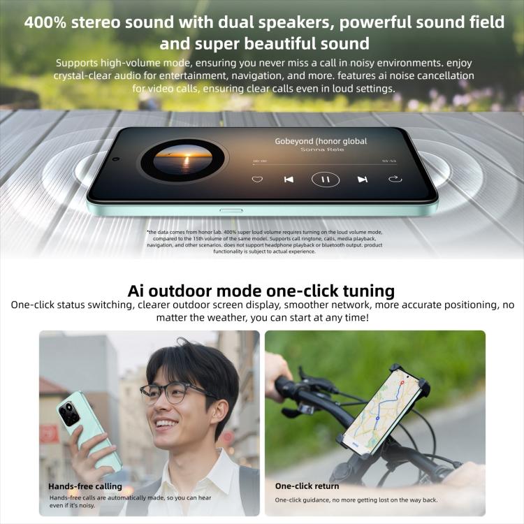 Honor Play10T，8GB+256GB，側邊指紋，6.8 吋 Android 15 Magic OS 9.0 驍龍 6s 第三代 八核心，網路：5G，8GB+256GB