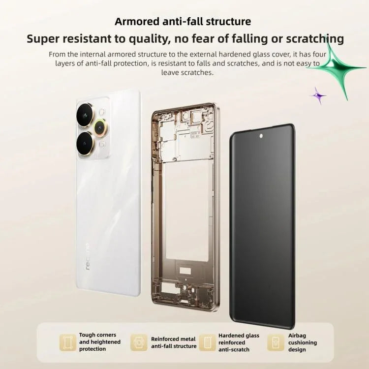 Realme 15 Pro，16GB+512GB，6.8 吋 Realme UI 6.0 Android 15 Snapdragon 7 Gen 4 八核心，NFC，網路：5G，16GB+512GB
