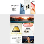 Realme 15T, 8GB+256GB, Screen Fingerprint Identification, 6.57 inch Realme UI 6.0 Android 15 MediaTek Dimensity 6400 Max Octa Core, NFC, Network: 5G, 8GB+256GB