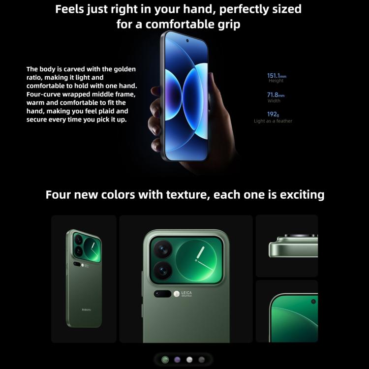 小米 17 Pro，12GB+512GB，3D 超聲波指紋，6.3 吋 小米 HyperOS 3 Snapdragon 8 Elite 第五代八核心，NFC，網路：5G，12GB+512GB