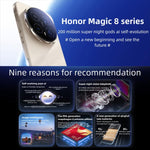 Honor Magic8，16GB+512GB，螢幕指紋，6.58 吋 MagicOS 10.0 / Android 16 Snapdragon 8 Elite 第五代八核心，網路：5G，NFC，OTG，16GB+512GB