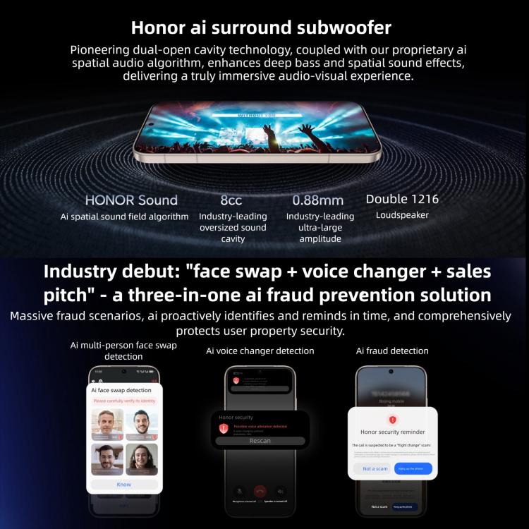 Honor Magic8 Pro，12GB+512GB，螢幕指紋，6.71 吋 MagicOS 10.0 / Android 16 Snapdragon 8 Elite 第五代八核心，網路：5G，NFC，OTG，12GB+512GB