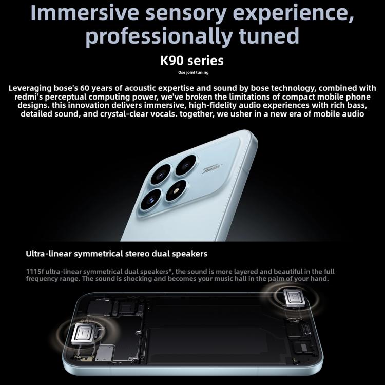 小米 Redmi K90，12GB+256GB，6.59 吋 小米 HyperOS 3 Snapdragon 8 Elite 八核心，NFC，網路：5G，12GB+256GB