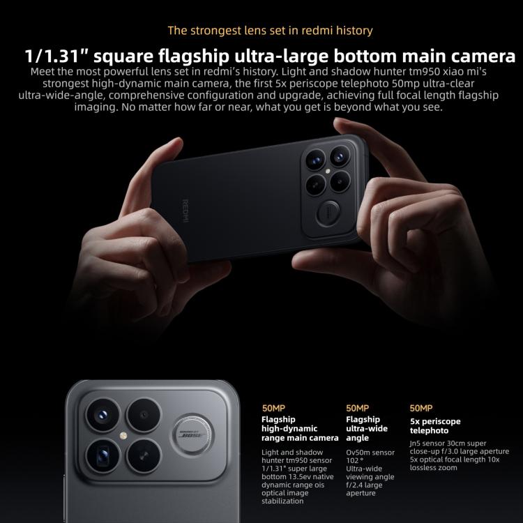 小米 Redmi K90 Pro Max，12GB+512GB，6.9 吋 小米 HyperOS 3 Snapdragon 8 Elite 第五代八核心，NFC，網路：5G，12GB+512GB