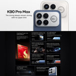 小米 Redmi K90 Pro Max，16GB+1TB，6.9 吋 小米 HyperOS 3 Snapdragon 8 Elite 第五代八核心，NFC，網路：5G，16GB+1TB