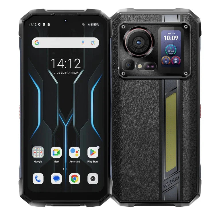 HOTWAV Hyper 7 Pro 堅固型手機，16GB+256GB，10800mAh，6.6 吋 Android 14 MediaTek Dimensity 7050 5G，網路：5G，OTG，NFC