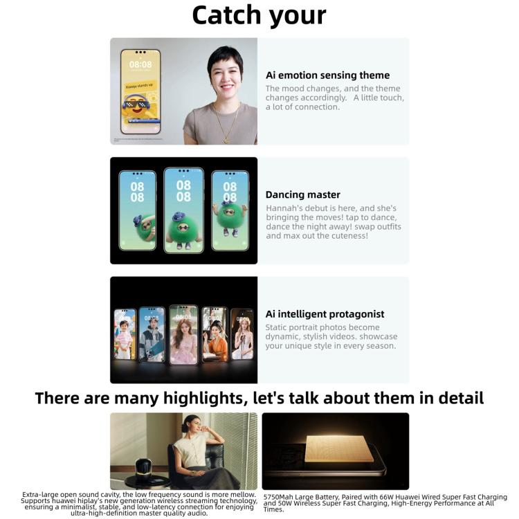 HUAWEI Mate 80，12GB+512GB，側邊指紋辨識，6.75 吋 HarmonyOS 6.0 Kirin 9020，NFC，OTG，不支援 Google Play，12GB+512GB