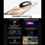 HUAWEI Mate 80 Pro，12GB+512GB，側邊指紋辨識，6.75 吋 HarmonyOS 6.0 Kirin 9030，NFC，OTG，不支援 Google Play，12GB+512GB