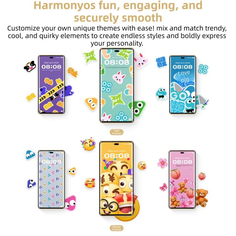 HUAWEI Enjoy 70X 高級版，8GB+512GB，螢幕指紋，6.78 吋 HarmonyOS 4.2 Kirin 8000，網路：4G，OTG，NFC，不支援 Google Play，8GB+512GB
