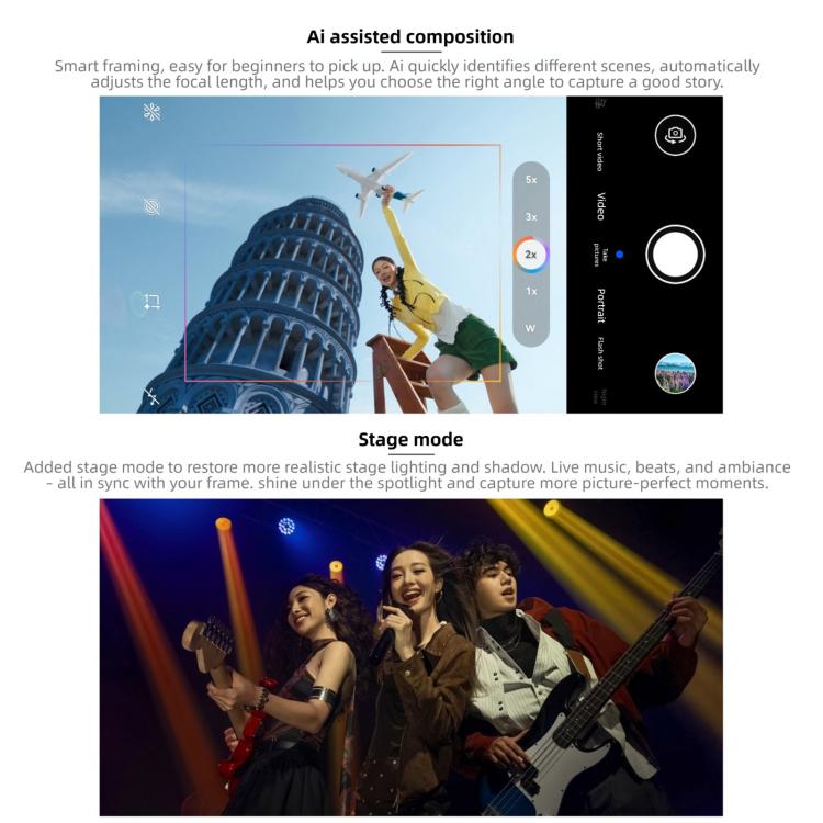 Huawei nova 15，12GB+256GB，側邊指紋辨識，6.7 吋 HarmonyOS 6.0 麒麟 8020 八核心，NFC，OTG，不支援 Google Play，12GB+256GB