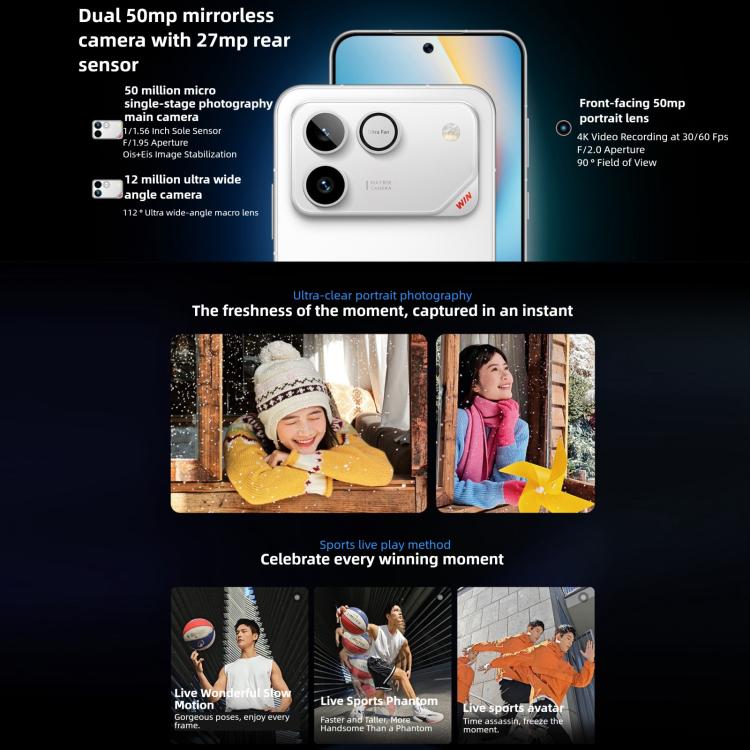 Honor WIN RT，16GB+1TB，3D 超聲波指紋，10000mAh 電池，6.83 吋 MagicOS 10.0 / Android 16 Snapdragon 8 Elite 八核心，網絡：5G，NFC，OTG，16GB+1TB