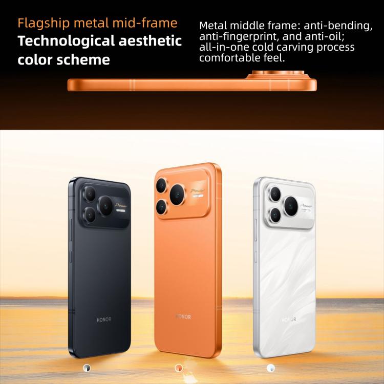 Honor Power2，12GB+512GB，10080mAh 電池，6.79 吋 MagicOS 10.0 / Android 16 Dimensity 8500 Elite 八核心，網路：5G，NFC，OTG，12GB+512GB