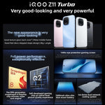 vivo iQOO Z11 Turbo, 12GB+256GB, Ultrasonic 3D Fingerprint, 6.59 inch Android 16 OriginOS 6 Snapdragon 8 Gen 5 Octa Core, OTG, NFC, Network: 5G, 12GB+256GB