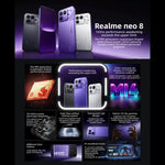 Realme Neo8，16GB+512GB，超聲波螢幕指紋，6.78 吋 Realme UI 7.0，Snapdragon 8 Gen 5 八核心，OTG，NFC，網路：5G，16GB+512GB