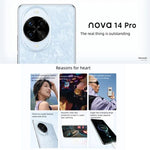 Huawei nova 14 Pro，12GB+512GB，側邊指紋識別，6.78 吋 HarmonyOS 5.0，NFC，OTG，不支援 Google Play，12GB+512GB，nova 14 Pro，12GB+512GB