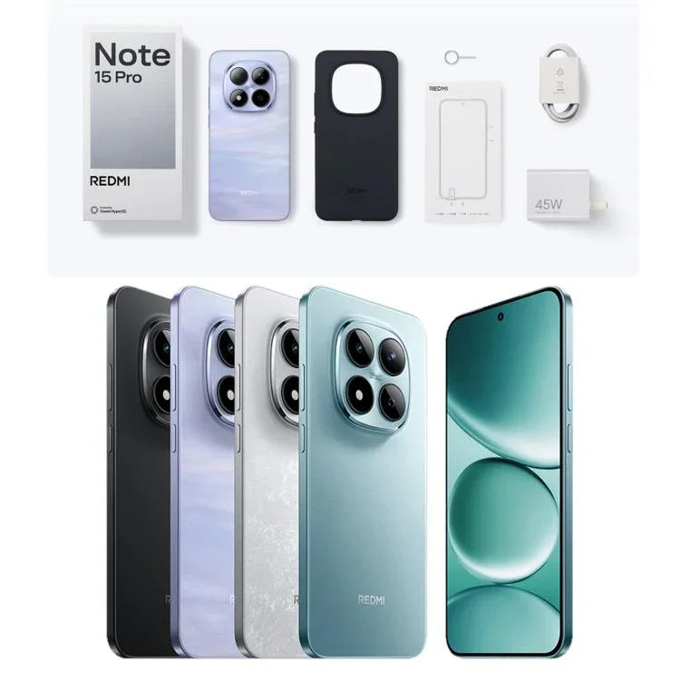 小米 Redmi Note 15 Pro 5G，12GB+256GB，6.83 吋 小米 HyperOS 2 Dimensity 7400-Ultra 八核心，網路：5G，NFC，12GB+256GB
