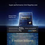 Realme GT7，16GB+1TB，6.8 吋 Android 15 / Realme UI 6.0 MediaTek Dimensity 9400+ 八核心，NFC，網路：5G，支援 Google Play，16GB+1TB