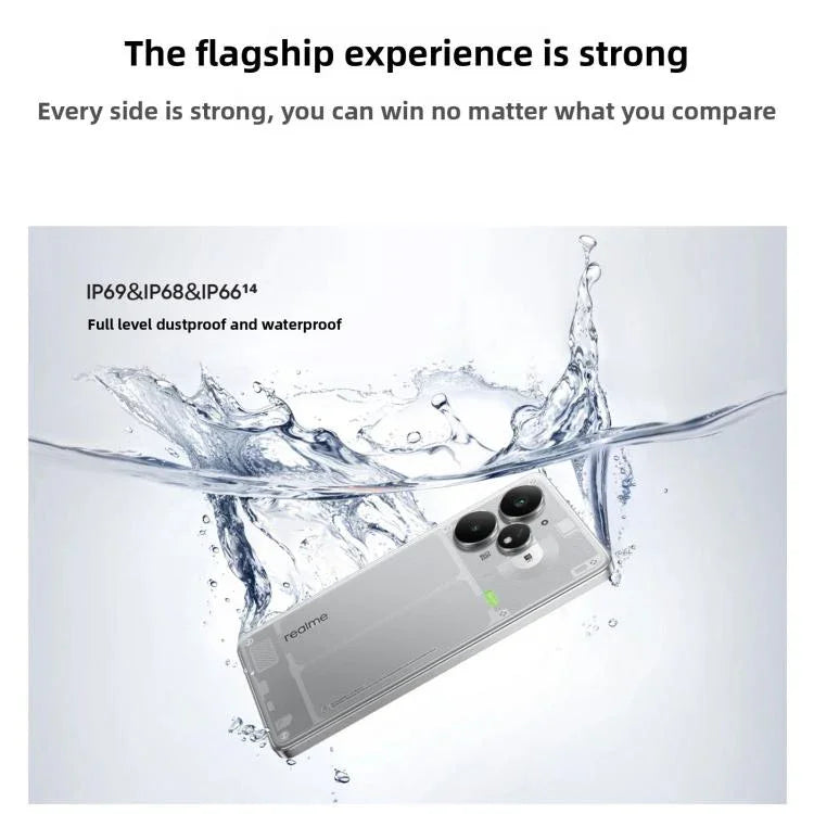 Realme Neo7 Turbo，12GB+256GB，6.8 吋 Android 15 / Realme UI 6.0 MediaTek Dimensity 9400e 八核心，NFC，網路：5G，支援 Google Play，12GB+256GB