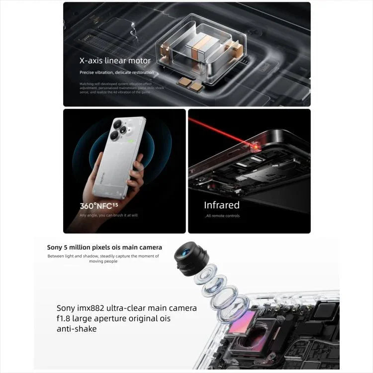 Realme Neo7 Turbo，12GB+256GB，6.8 吋 Android 15 / Realme UI 6.0 MediaTek Dimensity 9400e 八核心，NFC，網路：5G，支援 Google Play，12GB+256GB