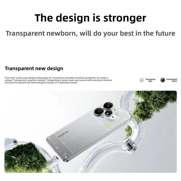 Realme Neo7 Turbo，12GB+256GB，6.8 吋 Android 15 / Realme UI 6.0 MediaTek Dimensity 9400e 八核心，NFC，網路：5G，支援 Google Play，16GB+256GB