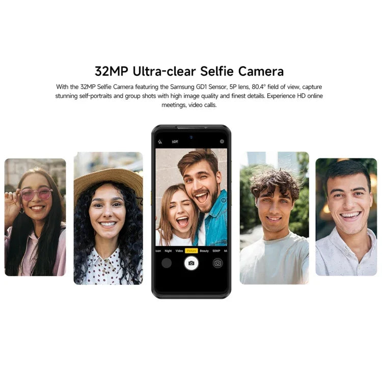 Ulefone Armor 25T 堅固型手機，6GB+256GB，熱成像，6.78 吋 Android 14 MediaTek Helio G99 八核心，網路：4G，NFC，OTG，Armor 25T