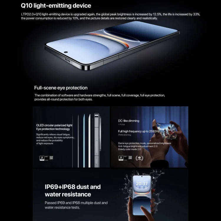 vivo iQOO 13，16GB+1TB，Face ID / 螢幕指紋識別，6.82 吋 Android 15 OriginOS 5 Snapdragon 8 Elite 八核心，OTG，NFC，網路：5G，支援 Google Play，16GB+1TB