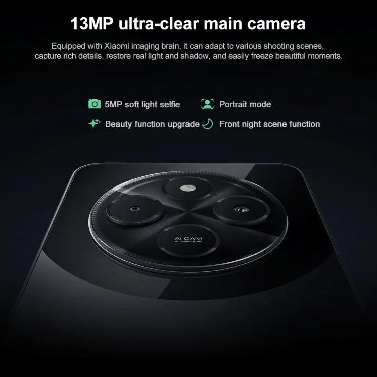 小米 Redmi 14C，4GB+64GB，6.67 吋 小米 HyperOS MediaTek Helio G81-Ultra 八核心，網絡：4G，4GB+64GB