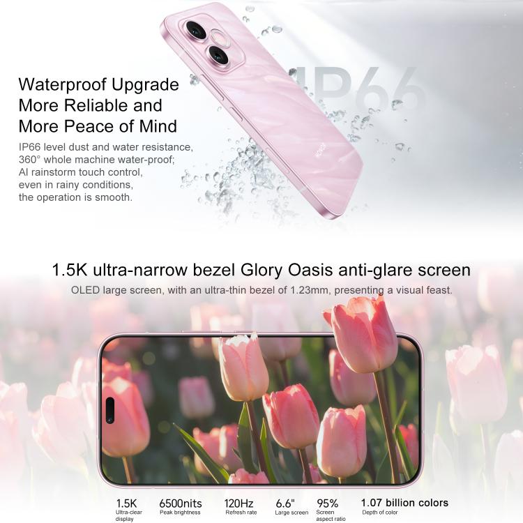 Honor X80i，12GB+512GB，螢幕指紋，6.6 吋 MagicOS 10.0 Android 16.0 Dimensity 6500 Elite 八核心，網路：5G，OTG，NFC，12GB+512GB