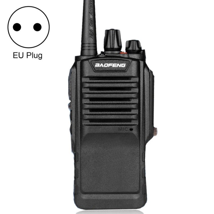 寶鋒 BF-9700 8W 單頻無線電手持對講機，具監聽功能，歐規插頭，BF-9700歐規插頭