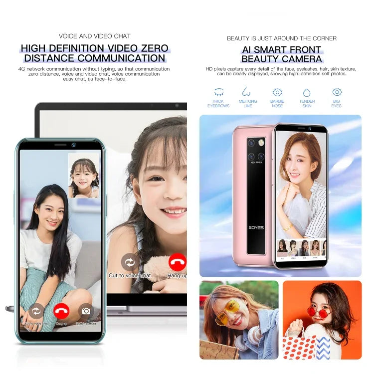 臉部辨識，3.46 吋 Android 9.0 MTK6739CW 四核心最高 1.28GHz，雙 SIM，藍牙，WiFi，GPS，網路：4G，3GB+64GB