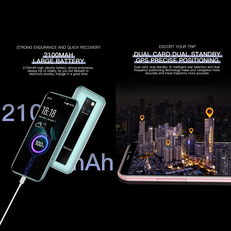 臉部辨識，3.46 吋 Android 9.0 MTK6739CW 四核心最高 1.28GHz，雙 SIM，藍牙，WiFi，GPS，網路：4G，3GB+64GB