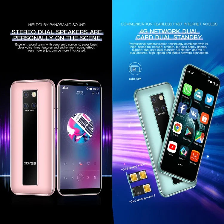臉部辨識，3.46 吋 Android 9.0 MTK6739CW 四核心最高 1.28GHz，雙 SIM，藍牙，WiFi，GPS，網路：4G，3GB+64GB