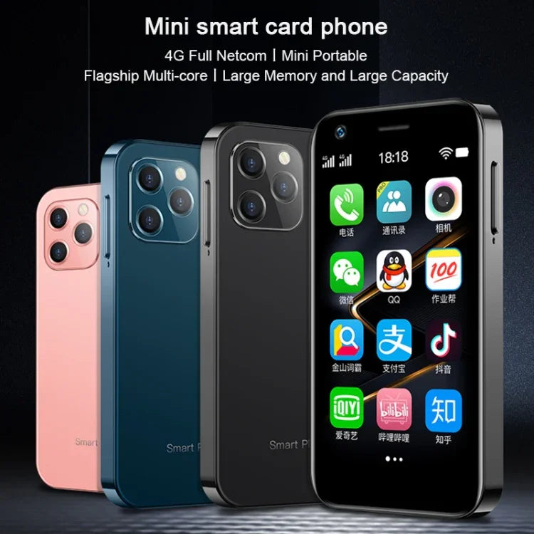 SOYES XS12，3GB+32GB，3.0 吋 Android 9.0 MTK6737M 四核心最高 1.1GHz，藍牙，WiFi，FM，網路：4G，雙卡雙待，3GB+32GB