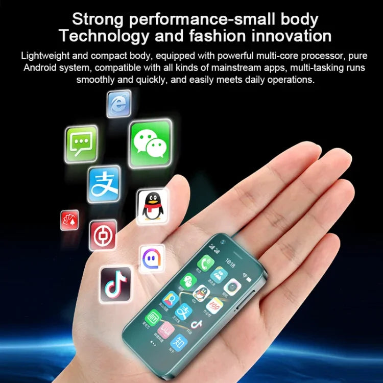 SOYES XS12，3GB+32GB，3.0 吋 Android 9.0 MTK6737M 四核心最高 1.1GHz，藍牙，WiFi，FM，網路：4G，雙卡雙待，3GB+32GB