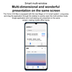 雙後置相機，側邊指紋辨識，5000mAh 電池，7.09 吋 Magic UI 5.0（Android R）Dimensity 900 八核心最高 2.4GHz，網路：5G，NFC，不支援 Google Play，X30 Max 5G 8GB+128GB