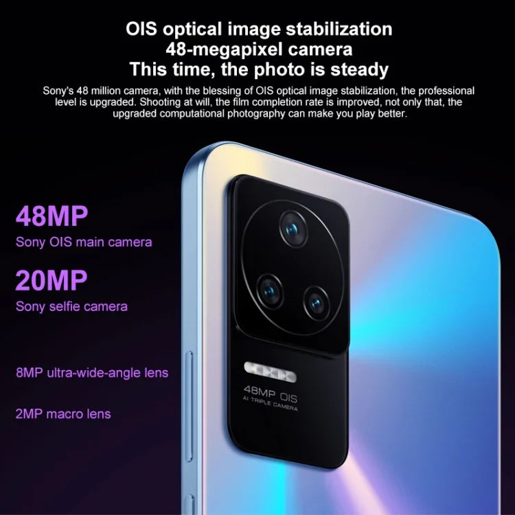 三鏡頭後置相機，4500mAh 電池，指紋辨識，6.67 吋 MIUI 13 Qualcomm Snapdragon 870 八核心最高 3.2GHz，網路：5G，雙 SIM，NFC，紅外線，12GB+256GB