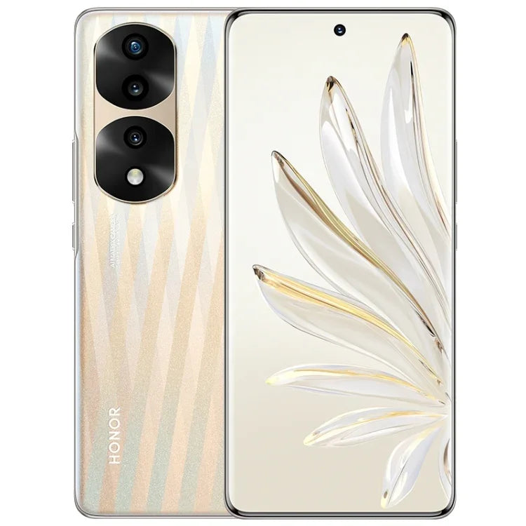 三鏡頭後置，螢幕指紋辨識，6.78 吋 Magic UI 6.1 天璣 9000 八核心最高 3.05GHz，網路：5G，OTG，NFC，不支援 Google Play，Honor 70 Pro+ 5G 12GB+256GB