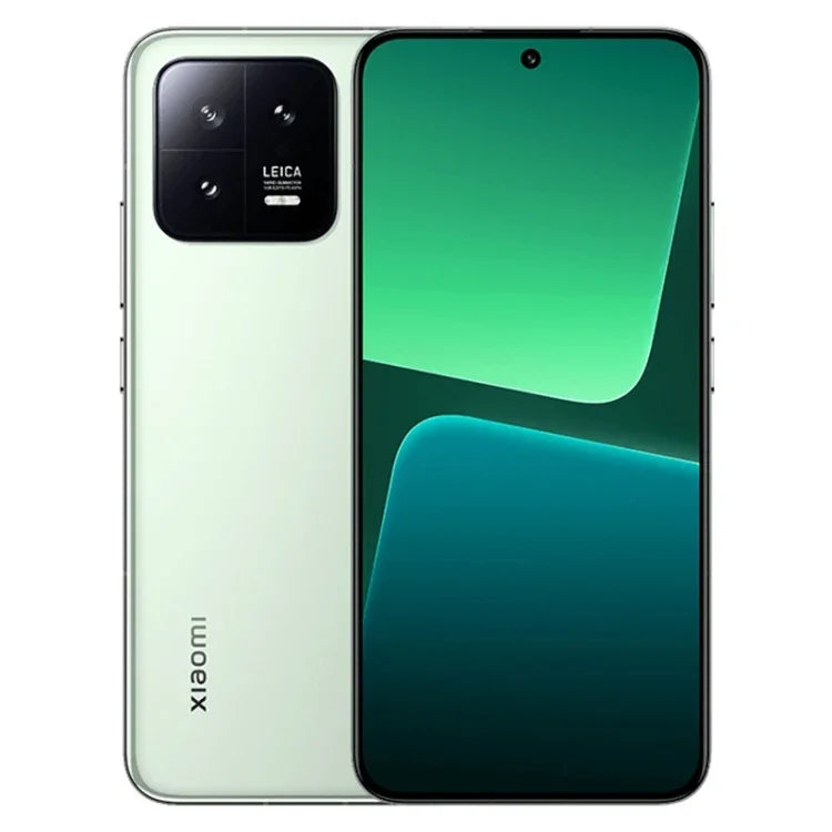三鏡頭後置，6.36 吋螢幕指紋辨識，MIUI 14，高通驍龍 8 Gen 2 八核心，最高 3.2GHz，網路：5G，NFC，無線充電功能，小米 13 12GB+256GB
