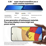 三鏡頭後置，6.36 吋螢幕指紋辨識，MIUI 14，高通驍龍 8 Gen 2 八核心，最高 3.2GHz，網路：5G，NFC，無線充電功能，小米 13 12GB+256GB
